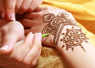 Henna Hand Application